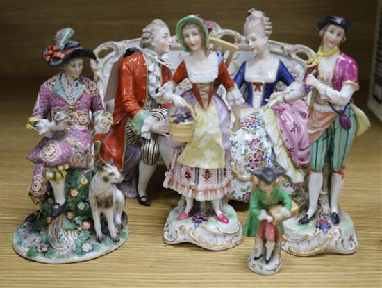 A quantity of Staffordshire ornaments and Beswick figures
